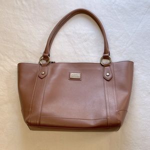 Frye & Co Brown Vegan Leather Tote & Purse